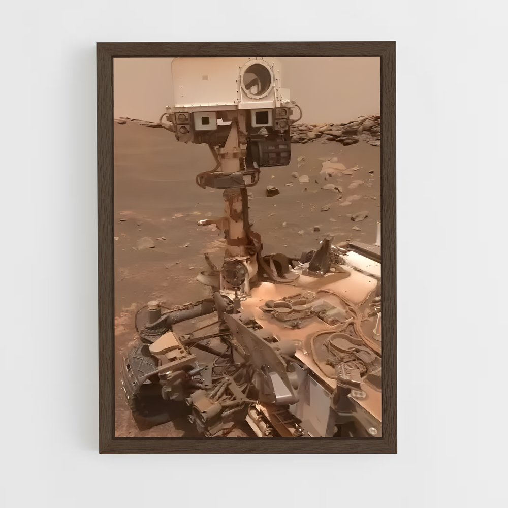 Poster Sur la Surface Martienne – affiche Astronomie (vue 5)
